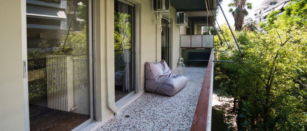 Comfy Apartment Of 104 M² Near Metro! Athén Kültér fotó